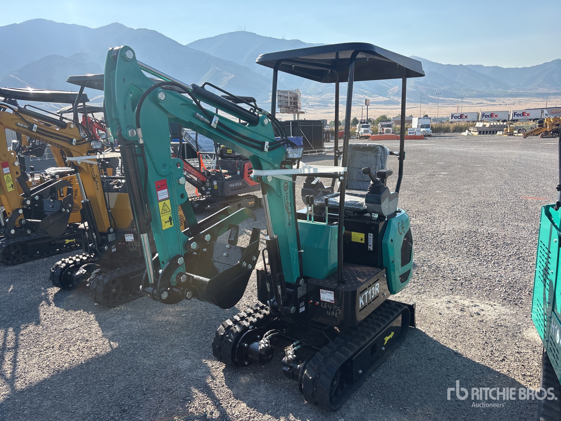 2026 CFG KT13R Mini Excavator (Unused)