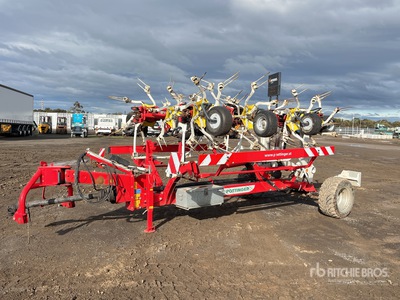 2017 Pottinger HIT 10.11T 10 m 2-Point Hay Tedder