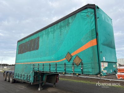 2011 Vawdrey 8.3 m Tri/A B-Double Lead Step Deck Tautliner Trailer