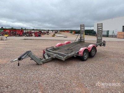 2016 Hubiere H212L14CF T/A Remorque Remolque Portamaquinaria