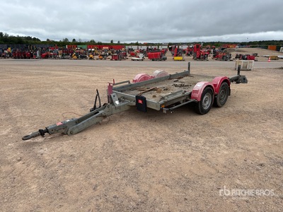 2011 Hubiere TPG352R T/A Remorque Remolque Portamaquinaria