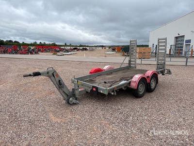 2015 Hubiere H212L14CF T/A Remorque Remolque Portamaquinaria