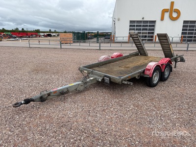 Hubiere H212L14CF T/A Remorque Remolque Portamaquinaria