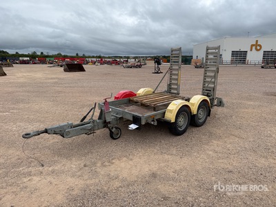 2015 Hubiere H212L14CF T/A Remorque Remolque Portamaquinaria