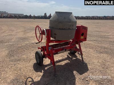 Imer Betonniere 1 Essieu S/A Portable Concrete Mixer (Inoperable)