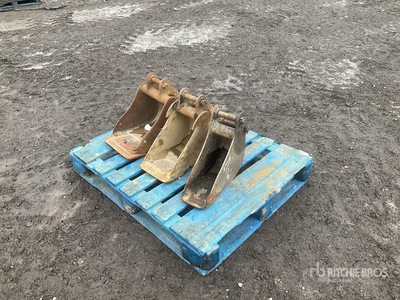 Quantity of (3) Digging 150mm, 230mm & 300mm Benna per escavatore