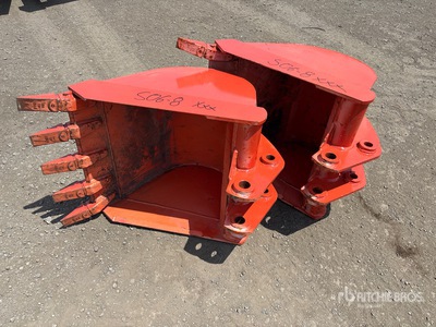 Quantity of (2) Kubota 24 in Digging Excavator Bucket