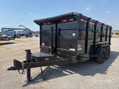 2024 Covered Wagon 14 ft T/A Dump Utility Trailer