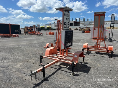 2018 K&K Systems 2000R18WT Speed Limit Radar Sign (Inoperable)