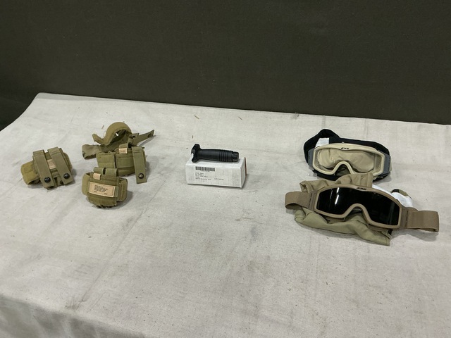 (17) Pairs of Industrial Goggles, (15) Rifle Grips & Assorted Items (17) Pairs of Industrial Goggles, (15) Rifle Grips & Assorted Items
