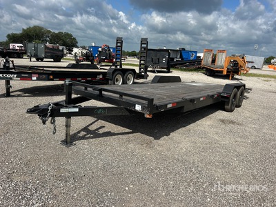 2025 Worldwide Trailer 4660 lb 24 ft T/A Equipment Trailer