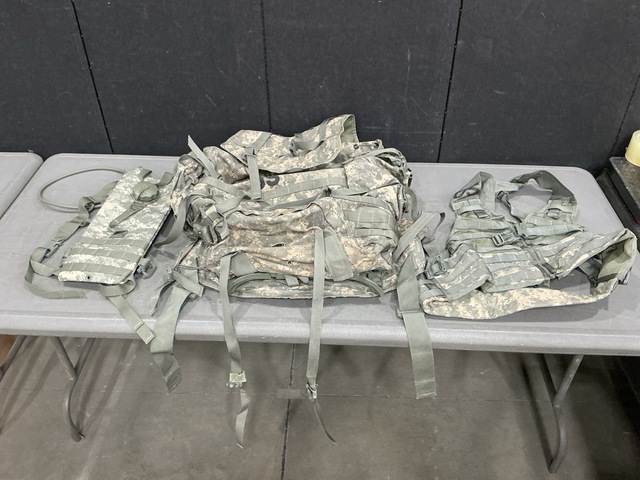 (32) Fighting Load Carriers, (59) Hydration System Carriers & Assorted Items