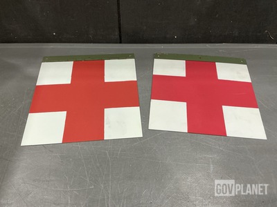 (18) AM General 12341081-2 Hinged Red Cross Body Panels