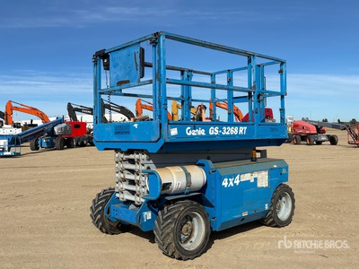 Genie GS3268RT 4x4 Dual Fuel منصة رفع متحركة