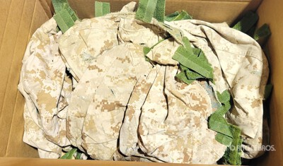 (36) USMC Reversible Woodland/Desert MARPAT Helmet Covers