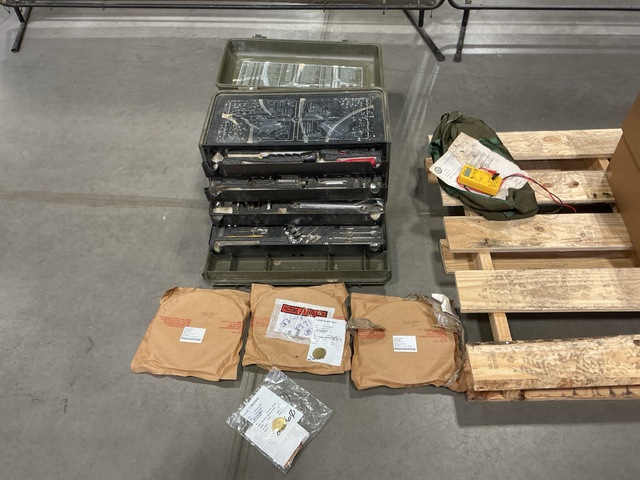(3) Piston Rings, (1) Tool Kit, (1) Hexagon Nut & Assorted Items