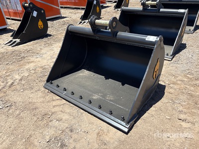 Trojan 50CL 42 in Cleanup Excavator Bucket - Fits 45mm Cat 305, 305.5 Komatsu PC45/50/55 Hyundai R55, Hitachi/Deere 50D/G Case, New Holland, Kobelco SK50 Bobcat E50/341/337