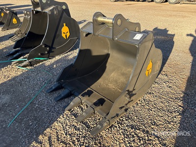 Trojan 120CL 42 in Digging Excavator Bucket - Fits 65mm Cat 311/312/313/314 Kobelco 140 Deere/Hitachi ZX120/135 Case 130/135, Doosan DX140
