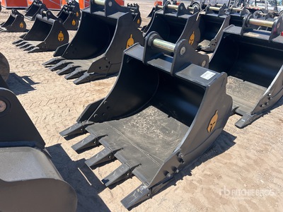 Trojan 200CL 42 in Digging Excavator Bucket - Fits 80mm Cat 320/321/323, Hyundai R210 Komatsu PC200/220, Deere 160/200/225 Kobelco SK210, Case 210/225, Doosan DX225