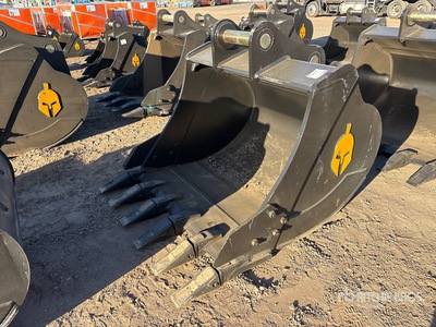 Trojan 200CL 54 in Digging Excavator Bucket - Fits 80mm Cat 320/321/323, Hyundai R210 Komatsu PC200/220, Deere 160/200/225 Kobelco SK210, Case 210/225, Doosan DX225
