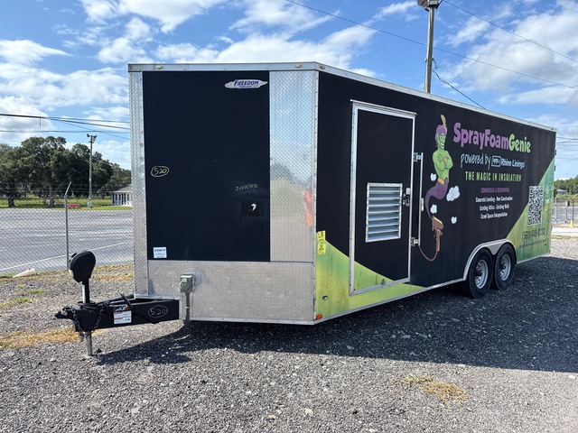 2023 Freedom 26 ft T/A Spray Foam Enclosed Trailer