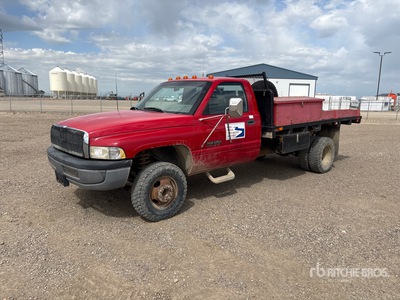 1997 Dodge Ram 3500 4x2 Flatbed Truck