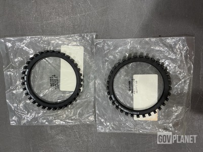 (2) Kwat Enterprises 7-113200158-25 Round Self-Locking Nuts