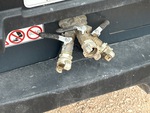 Air Compressor with Valves, Hoses and Piping
