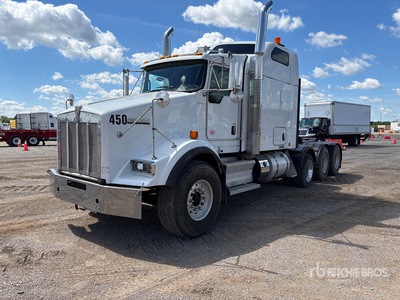 2012 Kenworth T800 8x4 Tri/A Sleeper Truck Tractor