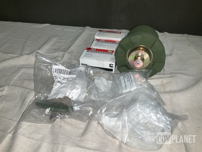 (10) Thumbscrews, (1) Roller Assembly, (20) Bearing Halves & Assorted Items