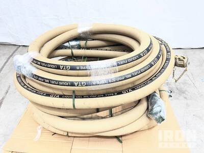 Quantity of (5) 2" x 20' Fuel/Water Rigid Suction Hose (Unused) Tuyau