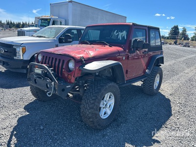 2012 Jeep Wrangler 4x4 SUV (Inoperable)