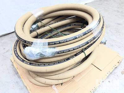 Quantity of (5) 2" x 20' Fuel/Water Rigid Suction Hose (Unused)