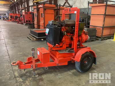 Godwin CD100M Trailer-Mounted Water Pump (Inoperable)