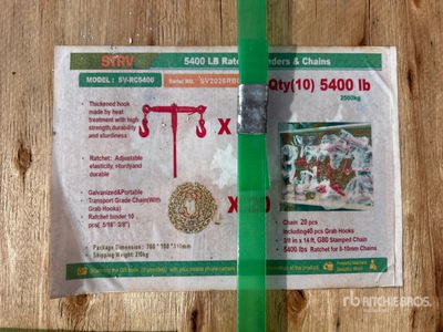 Quantity of 2026 STRV SV-RC5400 5400 LB Ratchet Binders & Chains Varios, tienda, almacen, consumidor (Unused)