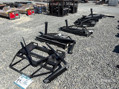 Quantity of (6) Mower King SA-100 48 in Skid Steer Forks