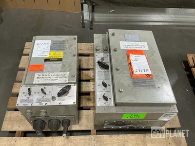 (2) ASCO Power Technologies A94232509A1D Bus Transfer Switches