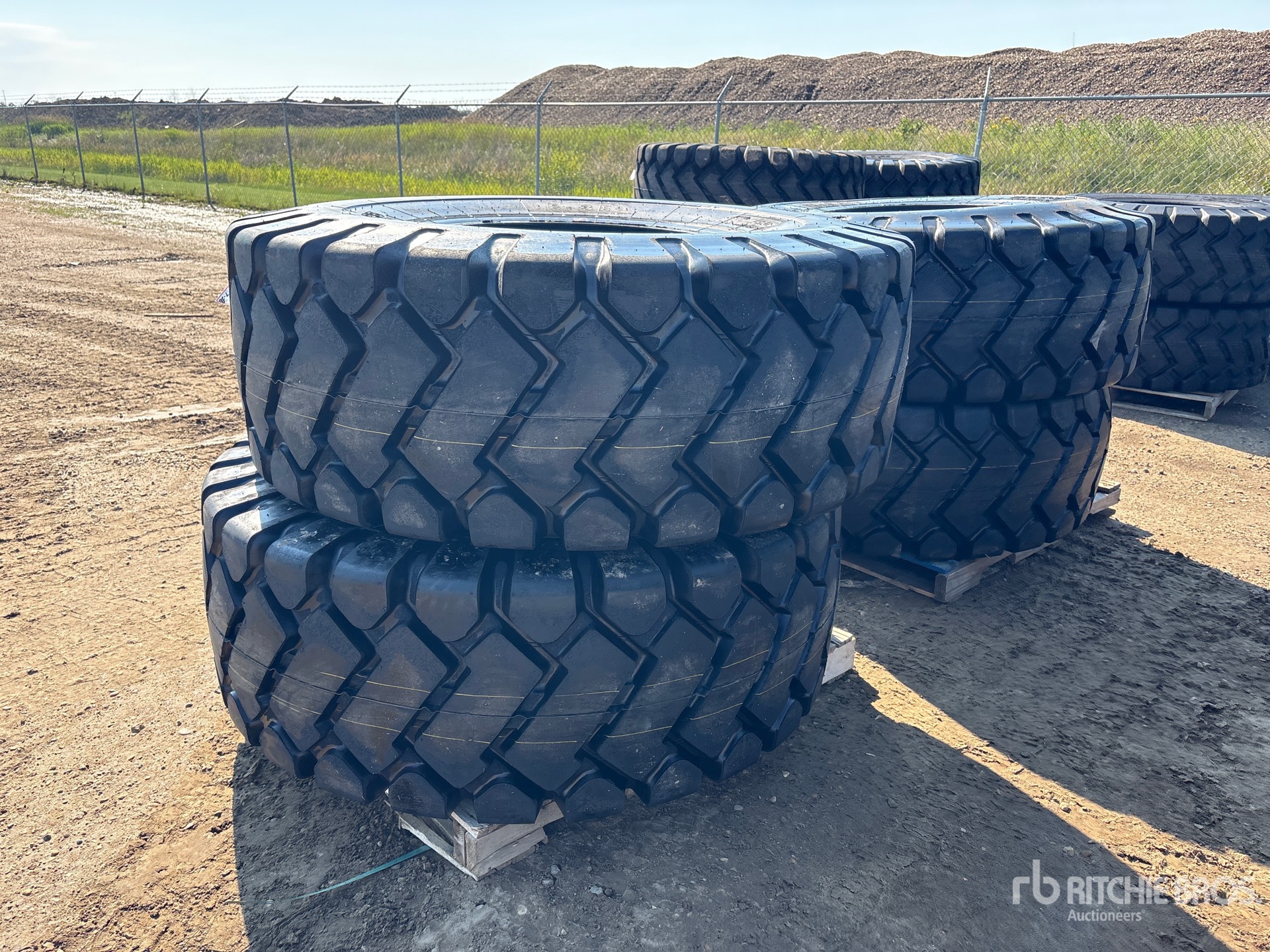 Quantity of (4) Bedrock 23.5x25 Tires (Unused)