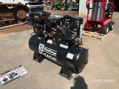 StanForge GAC40 30 cfm Skid-Mounted 40 gal 40 gal Air Compressor (Unused)
