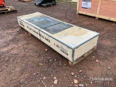 TMG MS1020A 10 ft x 20 ft Garage Metal Shed