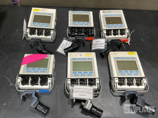 (6) Alaris 2865B MedSystem III Infusion Pumps