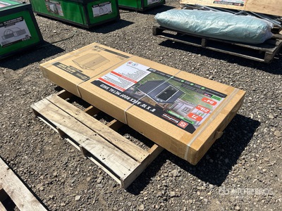 StanForge MS0810 8 ft x 10 ft Apex Roof Metal Shed (Unused)