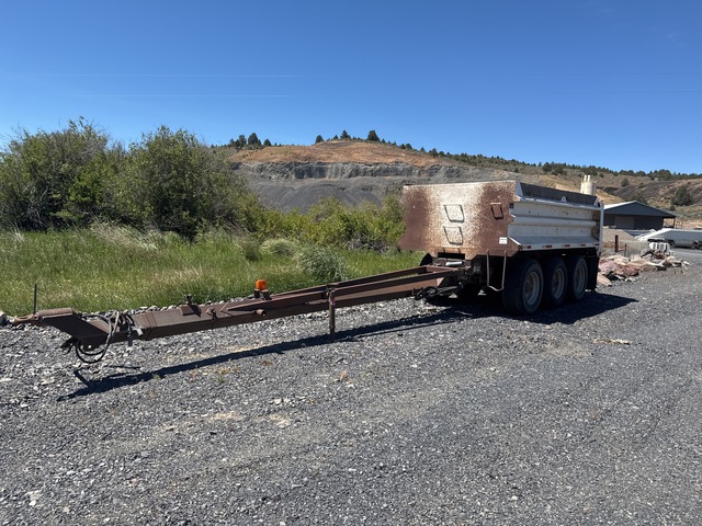 1991 14 ft 6 in Tri/A Drawbar End Dump Trailer