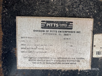 2018 Pitts Remolque de troncos