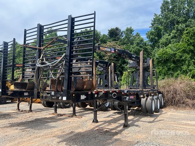 2017 Pitts 26 ft Tri/A Log Trailer