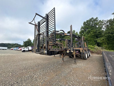 2018 Pitts 22 ft Tri/A Self-Loading Remorque à bois