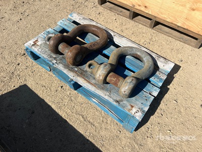 Quantity of (2) 55 Ton Crosby Shackle