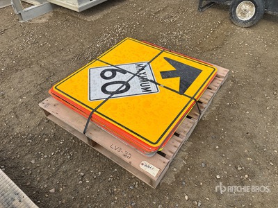 Quantity of Construction Road Signs
