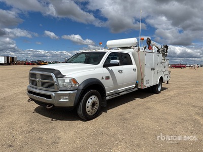 2011 Ram 5500 4x4 Crew Cab Service Truck