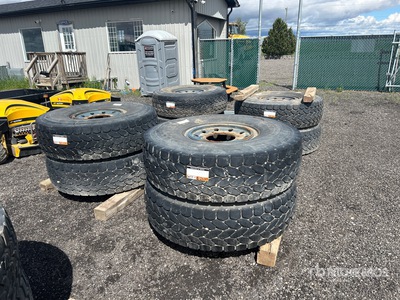 Quantity of (8) Magna 445/95R25 Pneus - Fits All Terrain Crane